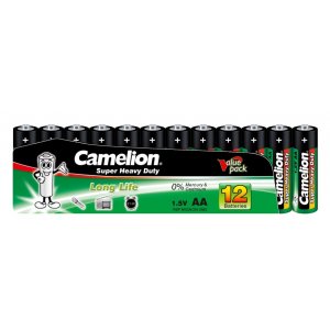 Pila Camelion Super Heavy Duty R6 / Mignon / AA (pack retrctil 12uds.)