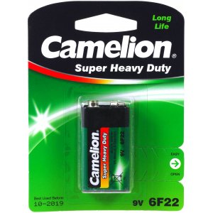 Pila Camelion Super Heavy Duty 6F22 9-V-Block blster 1Ud.