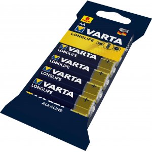 Varta Longlife Extra Alcalina AA-Mignon Pila Paquete de 8uds.