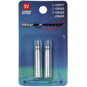 Pila para artes de pesca CR435 para flotador de pesca Lithium blster 2uds.