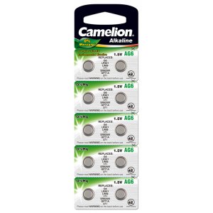 Camelion Pila de botn LR69 / AG6 / G6 / LR921 / 171 / SR920W / GP71A / 371 blster 10uds.