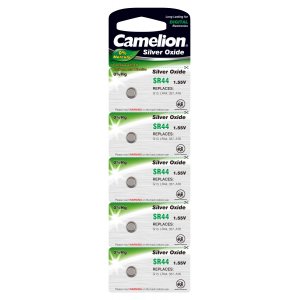 Camelion pila de botn de xido de plata SR44 / G13 / LR44 / 357 / A76 blster 5uds.