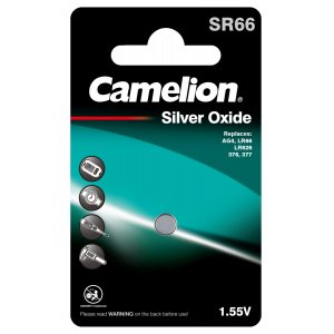 Camelion pila de botn de xido de plata SR66 / SR66w / G4 / LR626 / 377 / SR626 / 177 blster 1Ud.