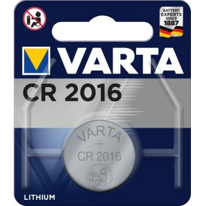 Pila de botón de Litio, pila Varta CR 2016, IEC CR2016, Reemplaza también  DL2016, 3V blíster 1Ud. *  - Tienda de pilas y baterías de  calidad baratos