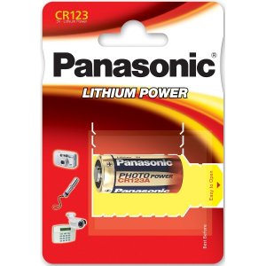 Pila fotogrfica Panasonic Photo Power 123 CR123A RCR123 blster 1Ud.