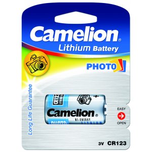 Pila fotogrfica Camelion CR123 / CR123A / EL123A / DL123A / CR17345 / blster 1Ud.