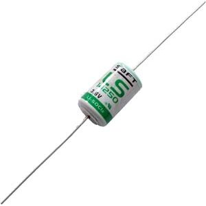 Pila de Litio Saft LS14250 1/2AA 3,6Volt con terminales axiales para soldar