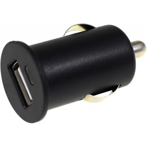 Powery Mini Cargador de Coche con Conexin USB 1A