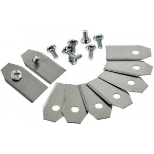 9x Cuchillas de reemplazo / cuchillas de corte (0,75mm) para Husqvarna, Gardena robot cortacsped