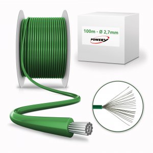 100m cable delimitador compatible con robot cortacsped Gardena, Husqvarna Automower 2,7mm