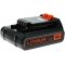 Batera Black & Decker 18V 2.0Ah para todas las herramientas de Jardn de 18V con anclaje tipo carril (BL2018) Original