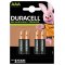 Duracell Duralock Recharge Ultra AAA Micro HR3 Pila Recargable HR03 900mAh blster 4uds.