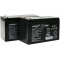 Powery Batera de GEL para SAI APC Smart-UPS SC 1000 - 2U Montaje en Rack/Torre