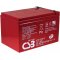 CSB Batera plomo EVH12150/X3 12V 15Ah cclica