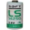 Pila de litio Saft LS14250 1/2AA 3,6Volt