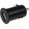 Powery Mini Cargador de Coche con Conexin USB 1A