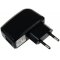 Powery Adaptador de carga con toma USB 2A compatible con iPad/iPod/iPad