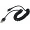 Goobay USB Cable Espiral 1m con Conexin Micro USB