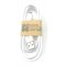 Original Samsung Cable de carga USB / Cable de datos para Samsung Galaxy S3 / S3 Mini Color Blanco 1m