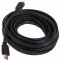 Cable HDMI de Alta Velocidad con conector estndar (Tipo A) 10m, Negro, conectores dorados