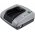 Powery Cargador con USB para Black&Decker bateras NiCD o NiMH tipo bloque