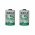 2x Pila de litio Saft LS14250 1/2AA 3,6Volt