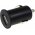 Powery Mini Cargador de Coche con Conexin USB 1A