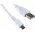 Goobay USB 2.0 Hi-Speed Cable 1m con conexin Micro USB Blanco