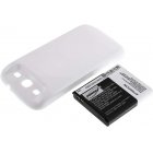 Batería para Samsung Galaxy S3 / GT-I9308 / Modelo EB-L1G6LLK Color Blanco 3300mAh Batería para Samsung Galaxy S3 / GT-I9308 / Modelo EB-L1G6LLK Color Blanco 3300mAh