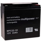 Batería plomo-sellada (multipower) para Silla de Ruedas Eléctrica Shoprider Dasher 9