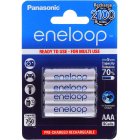 Panasonic eneloop Micropila recargable AAA HR03 HR-4UTG 750mAh NiMH pack 4uds.