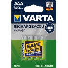 Varta Power Pila Recargable Ready2Use TOYS Micro AAA blster 4uds.