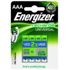 Energizer Universal pilas recargables AAA / HR03 Ready to Use blíster 4uds. Energizer Universal pilas recargables AAA / HR03 Ready to Use blíster 4uds.