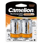 Camelion pilas recargables NiMH HR20 Mono D blster 2uds. 10000mAh