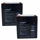 Powery Batería de GEL 12V 6Ah reemplazo de APC RBC 20 Powery Batería de GEL 12V 6Ah reemplazo de APC RBC 20