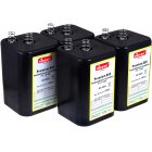 4R25 Pila 6V-Block de Reemplazo para Pila de Linterna Nissen IEC 4R25 Lote 4 uds. 4R25 Pila 6V-Block de Reemplazo para Pila de Linterna Nissen IEC 4R25 Lote 4 uds.