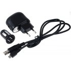 Cargador-USB 2,1A + 2.0 High-Speed Cable USB con Micro-USB & Cargador de Coche 2x USB Cargador-USB 2,1A + 2.0 High-Speed Cable USB con Micro-USB & Cargador de Coche 2x USB