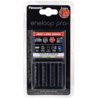 Cargador Panasonic eneloop BQ-CC55E incl. 4 uds. AA eneloop Pro 2500mAh