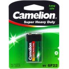 Pila Camelion Super Heavy Duty 6F22 9-V-Block (5 x Blister 1Ud.)