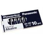 Panasonic Powerline Industrial Alcalina AAA LR03AD LR03 1,5V Pack 10 uds.