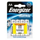 Energizer Ultimate Lithium AA Mignon Pila blster 4uds.