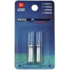Pila de Litio CR425 para flotador de pesca, flotador eléctrico, indicadores de picada Lithium blíster 2uds. Pila de Litio CR425 para flotador de pesca, flotador eléctrico, indicadores de picada Lithium blíster 2uds.
