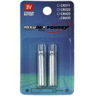 Pila para artes de pesca CR435 para flotador de pesca Lithium blster 2uds.