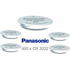 Panasonic Pila de botón de Litio CR2032 / DL2032 / ECR2032 400 uds. suelta