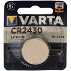 Pila de botn de Litio Pila Varta Electronic CR2430 3V blster 1Ud.