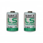 2x Pila de litio Saft LS14250 1/2AA 3,6Volt