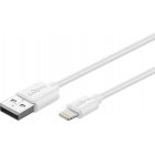 Goobay Lightning MFi / USB Cable de Sincronización y Carga compatible con iPhone/iPad Blanco