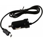 Powery Cable de carga para coche para sistema de navegacin con antena TMC integrada 12-24V a 1x Mini-USB 1000mA