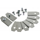 9x Cuchillas de reemplazo / cuchillas de corte (0,75mm) para Husqvarna, Gardena robot cortacsped